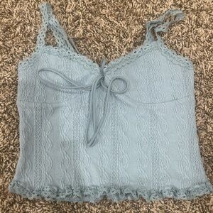 Edikted Lacey Knit Tank Top